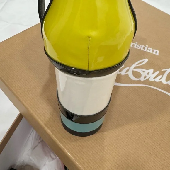 Colorful Women's Platform Heels - Picture 4 of 7